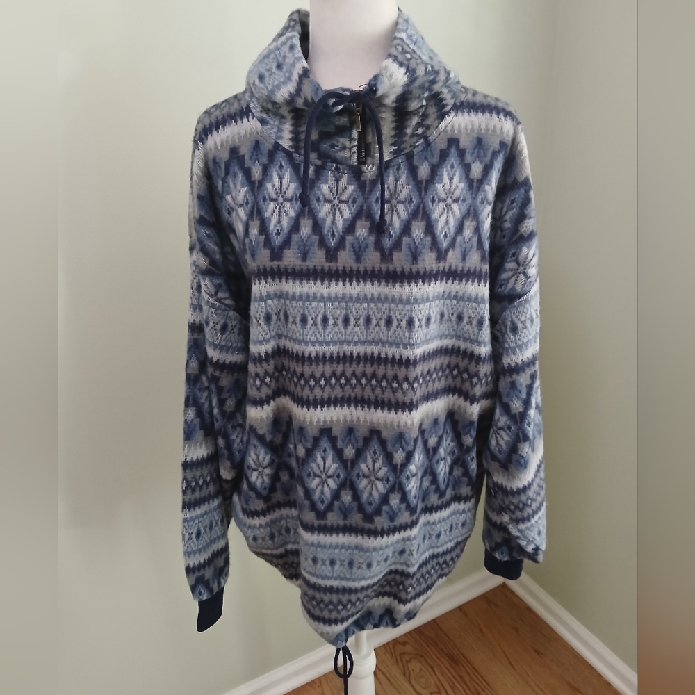Vintage Bruttini Pullover Sweater Fair Isle